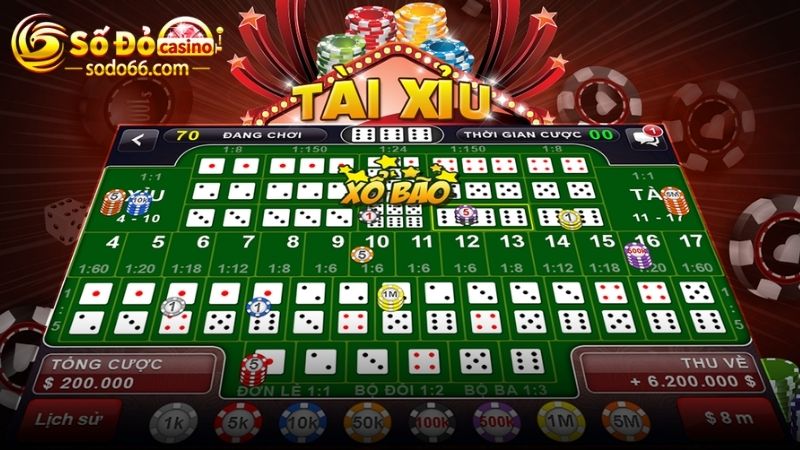 Game tài xỉu Sodo66: Trò chơi đỏ đen làm điên đảo cộng đồng cược thủ