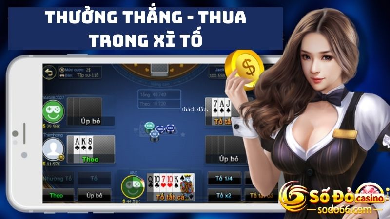 Cách chia thưởng cho người thắng - thua trong một ván bài